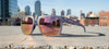 Tifosi Optics SHUMO Sunglasses / Crystal Denim/Smoke Tint with Gold Mirror