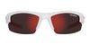Tifosi Optics SHUTOUT Sunglasses | Size 60 / Matte White/Smoke Tint with Red Mirror