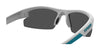 Tifosi Optics SHUTOUT Sunglasses | Size 60 / Matte White/Smoke Tint with Red Mirror