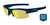 Tifosi Optics SHUTOUT Sunglasses | Size 60 / Midnight Navy/Smoke Tint with Yellow Mirror