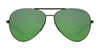 Tifosi Optics SHWAE Sunglasses | Size 55 / Gold/Smoke Tint with Bright Blue Mirror