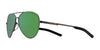 Tifosi Optics SHWAE Sunglasses | Size 55 / Gold/Smoke Tint with Bright Blue Mirror