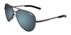 Tifosi Optics SHWAE Sunglasses | Size 55 / Graphite/Smoke Tint with Bright Blue Mirror