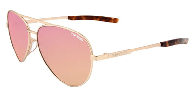 Tifosi Optics SHWAE Sunglasses Gold / Brown Tint with Pink Mirror