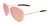 Tifosi Optics SHWAE Sunglasses | Size 55 / Gold/Smoke Tint with Pink Mirror