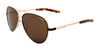Tifosi Optics SHWAE Sunglasses | Size 55 / Midnight Gold/Brown Tint