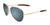 Tifosi Optics SHWAE Sunglasses | Size 55 / Gold/Smoke Tint with Bright Blue Mirror