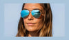 Tifosi Optics SHWAE Sunglasses | Size 55 / Gold/Smoke Tint with Bright Blue Mirror