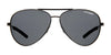 Tifosi Optics SHWAE Sunglasses | Size 55 / Gold/Smoke Tint with Bright Blue Mirror