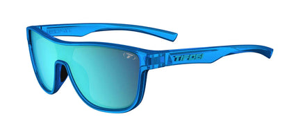 Tifosi Optics SIZZLE Sunglasses Electric Blue / Smoke Tint with Blue Mirror