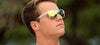 Tifosi Optics SIZZLE Sunglasses / Avant Clear/Smoke Tint with Blue Mirror / Size Regular