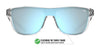 Tifosi Optics SIZZLE Sunglasses / Avant Clear/Smoke Tint with Blue Mirror / Size Regular