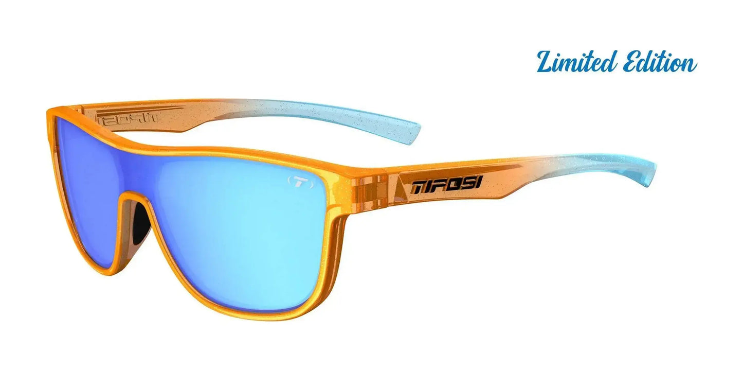 Tifosi Optics SIZZLE Sunglasses Citrus Sky / Smoke Tint with Blue Mirror
