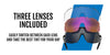 Tifosi Optics SLEDGE LITE Sunglasses / Crystal Pink/Interchange / Size Regular