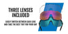 Tifosi Optics SLEDGE LITE Sunglasses / Crystal Pink/Interchange / Size Regular