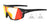 Tifosi Optics SLEDGE Sunglasses / Matte Black/Clarion Red Fototec