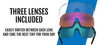 Tifosi Optics SLEDGE LITE Sunglasses / Crystal Pink / Interchange / Size Regular