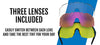 Tifosi Optics SLEDGE LITE Sunglasses / Crystal Pink / Interchange / Size Regular