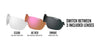Tifosi Optics SLICE Sunglasses | Size 49 / Black/White Interchange