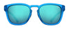 Tifosi Optics SMIRK Sunglasses | Size 49 / Aqua Shimmer/Smoke Tint with Rose Pink Mirror