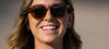 Tifosi Optics SMIRK Sunglasses | Size 49 / Aqua Shimmer/Smoke Tint with Rose Pink Mirror