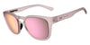 Tifosi Optics SMIRK Sunglasses | Size 49 / Frosted Rose / Brown Tint with Pink Mirror