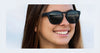 Tifosi Optics SMIRK Sunglasses | Size 49 / Aqua Shimmer/Smoke Tint with Rose Pink Mirror