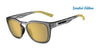 Tifosi Optics SMIRK Sunglasses | Size 49 / Stardust Grey/Smoke Tint with Gold Mirror