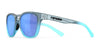 Tifosi Optics SMIRK Sunglasses | Size 49 / Aqua Shimmer/Smoke Tint with Rose Pink Mirror