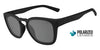 Tifosi Optics SMIRK Sunglasses | Size 49 / Blackout / Polarized Smoke Tint