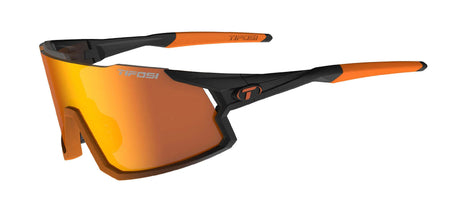 Tifosi Optics STASH Sunglasses Black Orange Fade - Interchange