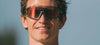 Tifosi Optics STASH Sunglasses / Black Orange Fade - Interchange / Size Regular