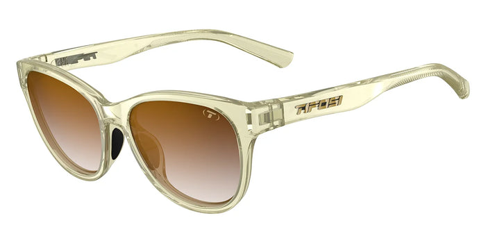 Tifosi Optics STELLA Sunglasses / Crystal Champagne / Brown Gradient Tint
