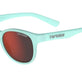 Satin Crystal Teal/Smoke Tint with Red Mirror