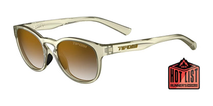 Tifosi Optics SVAGO Sunglasses Crystal Champagne / Brown Gradient Tint