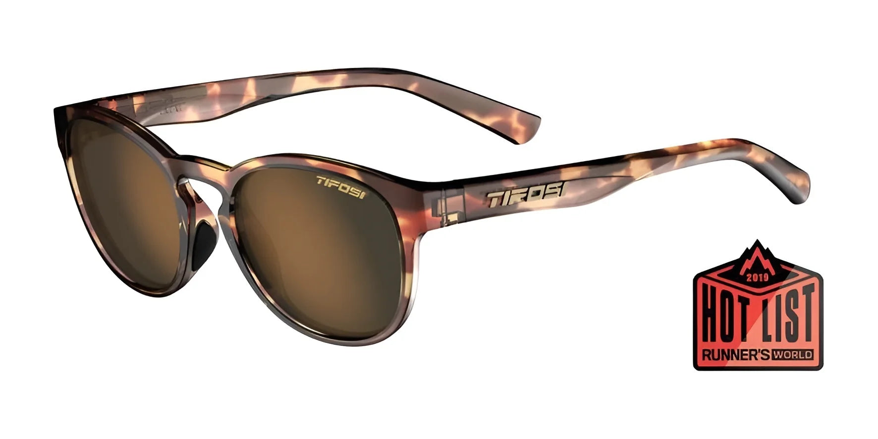 Tifosi Optics SVAGO Sunglasses Tortoise / Polarized Brown Tint