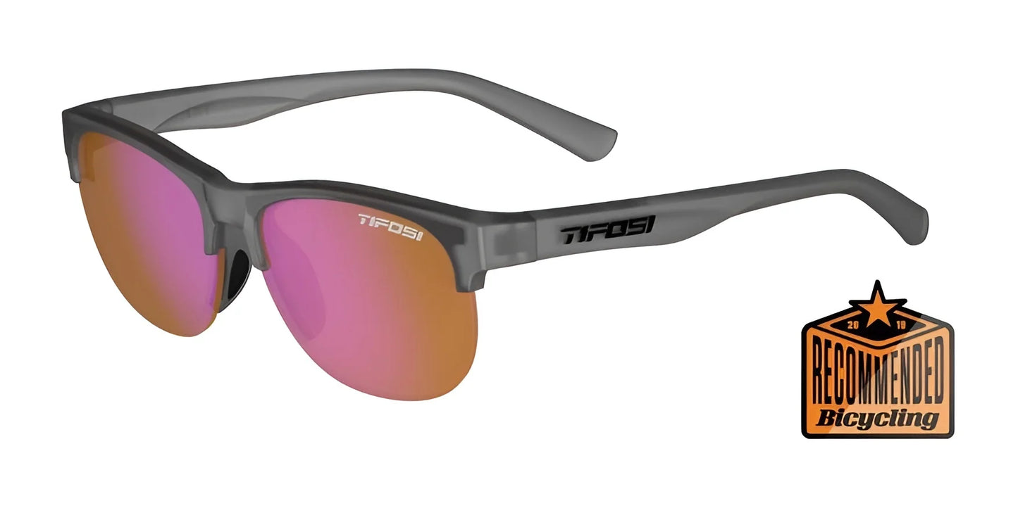 Tifosi Optics SWANK SL Sunglasses Satin Vapor / All-conditions Red Tint