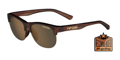 Tifosi Optics SWANK SL Sunglasses Woodgrain / Polarized Brown Tint
