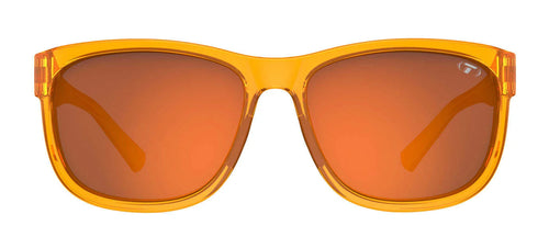 Tifosi Optics SWANK XL Sunglasses / Size 55 / Amber Blaze/Smoke Tint with Orange Mirror