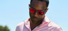 Tifosi Optics SWANK XL Sunglasses | Size 55 / Satin Vapor/Smoke Tint with Red Mirror