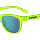 Satin Electric Green/Smoke Tint with Bright Blue Mirror