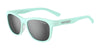 Tifosi Optics SWANK Sunglasses | Size 51 / Satin Crystal Teal/Polarized Smoke Tint