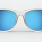 Satin/Polarized Smoke Tint with Blue Mirror