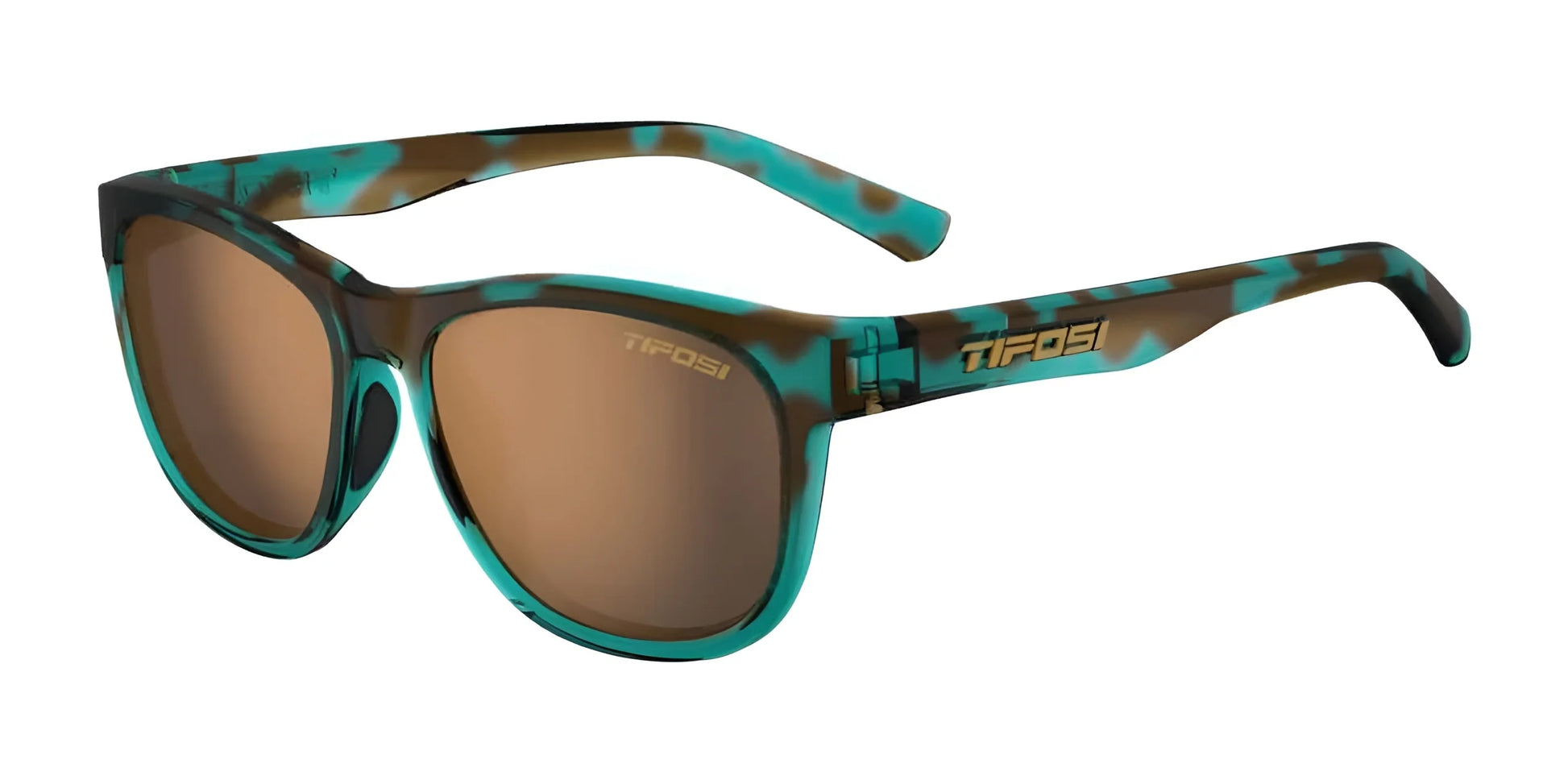Tifosi Optics SWANK Sunglasses Blue Confetti Polarized
