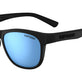Blackout/Polarized Smoke Tint with Sky Blue Mirror