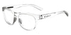 Tifosi Optics SWANK Reader Sunglasses | Size 51 / Crystal Clear +2.0/Clear Full Reader +2.0 AR