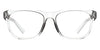 Tifosi Optics SWANK Reader Sunglasses | Size 51 / Crystal Clear +2.0/Clear Full Reader +2.0 AR
