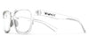 Tifosi Optics SWANK Reader Sunglasses | Size 51 / Crystal Clear +2.0/Clear Full Reader +2.0 AR