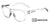 Tifosi Optics SWANK Reader Sunglasses | Size 51 / Crystal Clear +2.5