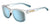 Tifosi Optics SWANK XL Sunglasses | Size 55 / Frost Blue/Smoke Tint with Bright Blue Mirror